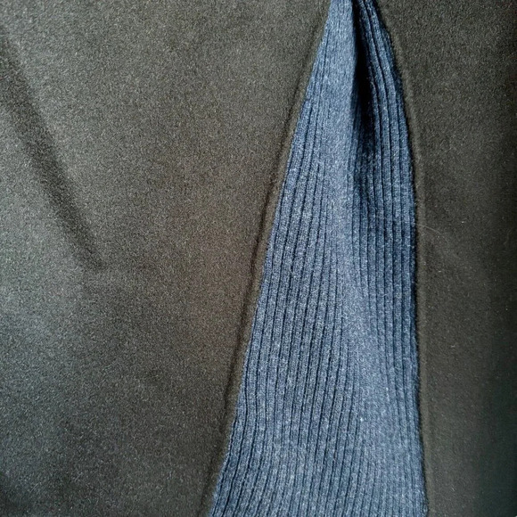 Kinross Cashmere Draoe Reversible Blue Black Jacket L - Picture 5 of 7